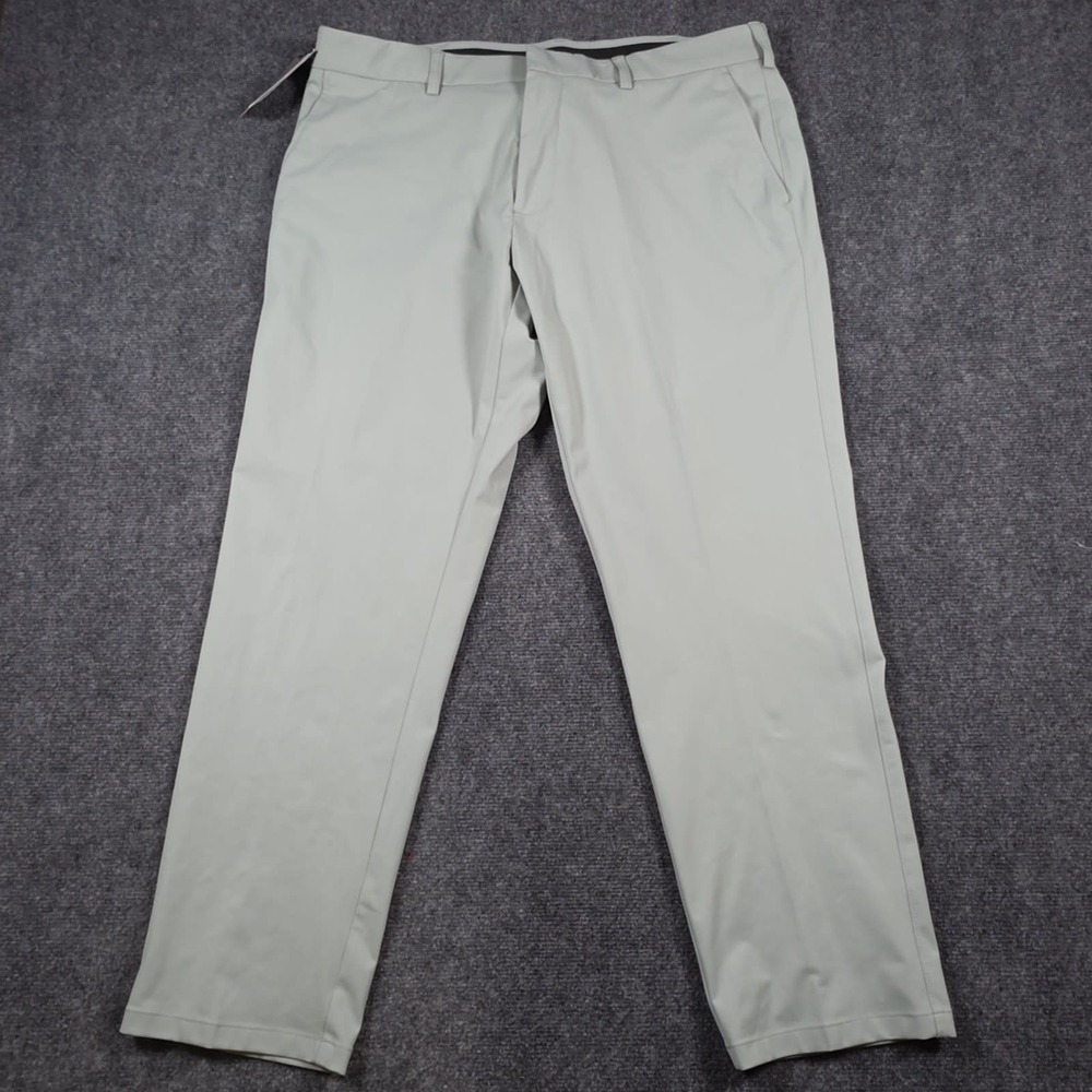 NWT Kenneth Cole Reaction Techni-Cole Pants Mens 38x30 Light Green Slim Fit